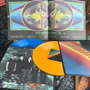 3X Autographed Mars Volta limited edition Noctourniquet vinyl